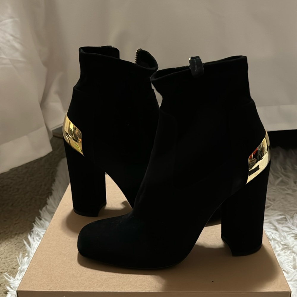 Italian Suede Ankle Boots